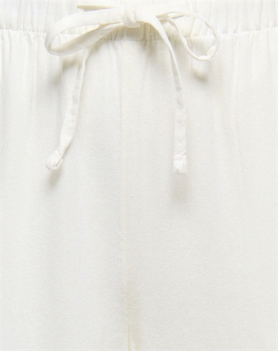 Only - ONLGoa Linen Pull-Up Bukser - Cloud Dancer